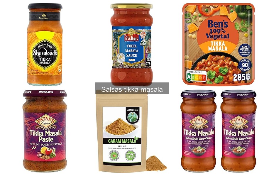 Platos tradicionales que acompañan la salsa tikka masala