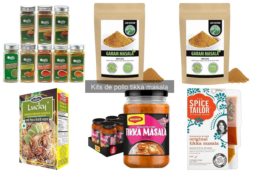 Precio promedio de kits de pollo tikka masala en 2023