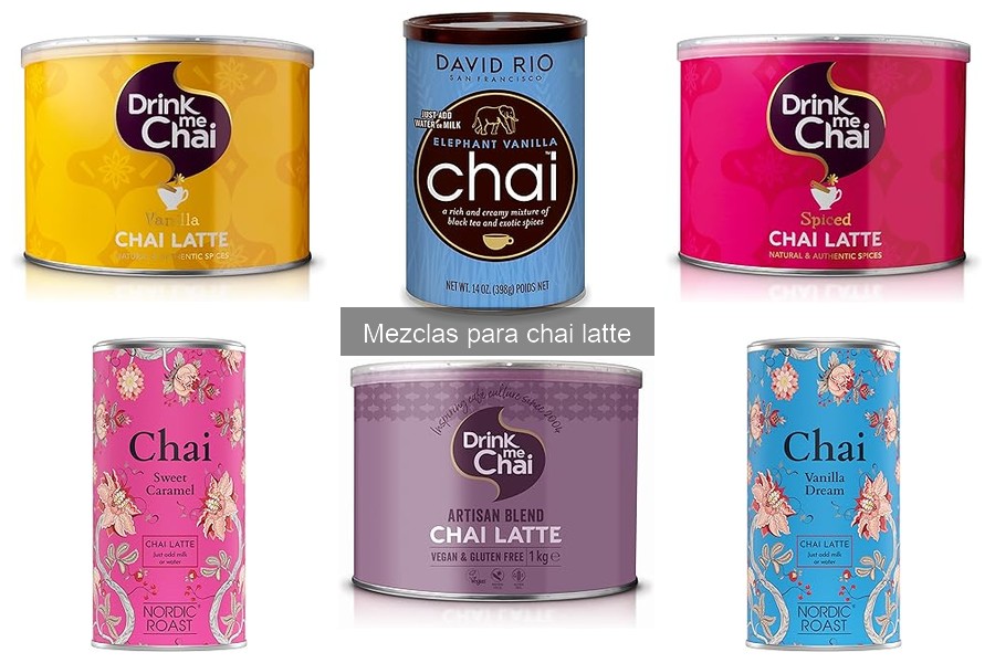 Precio promedio de mezclas para chai latte en 2023