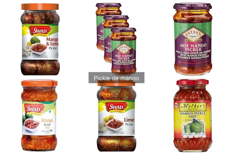 Precio promedio del pickle de mango en el mercado