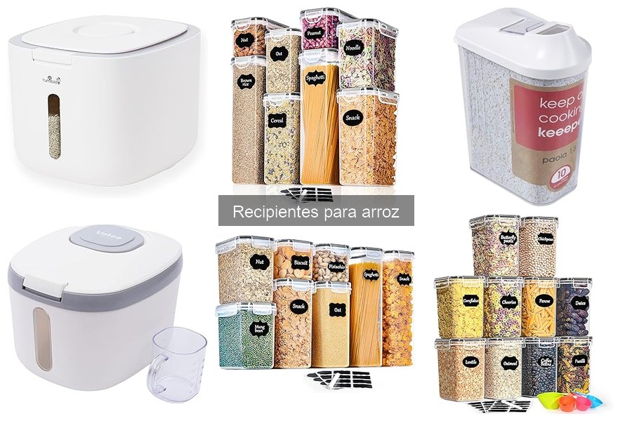 Precios de recipientes para arroz en Amazon: opciones y calidad