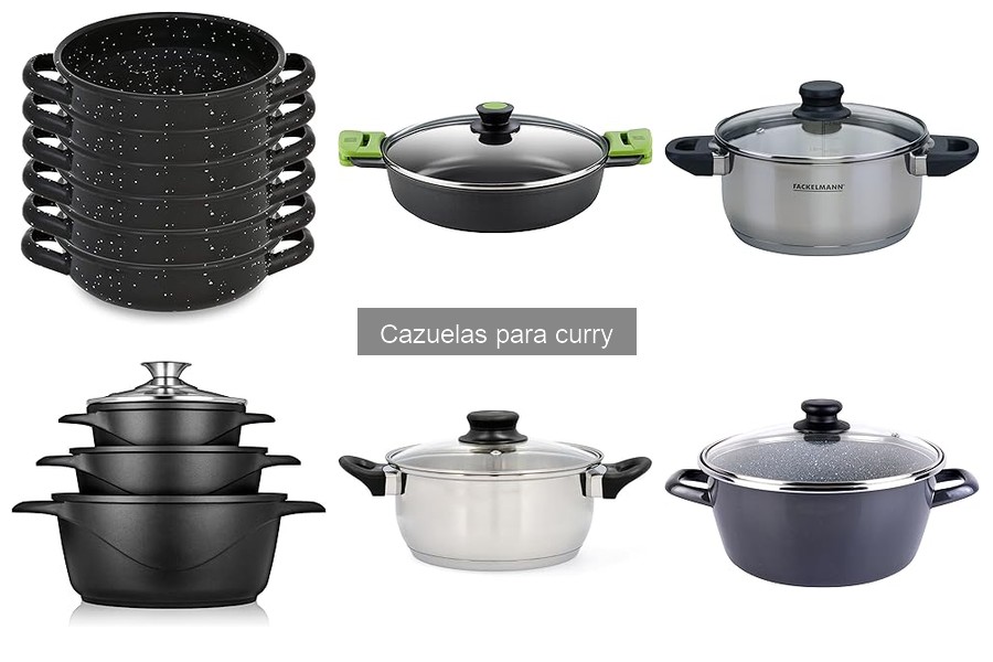 ** Problemas comunes al usar cazuelas para curry y soluciones