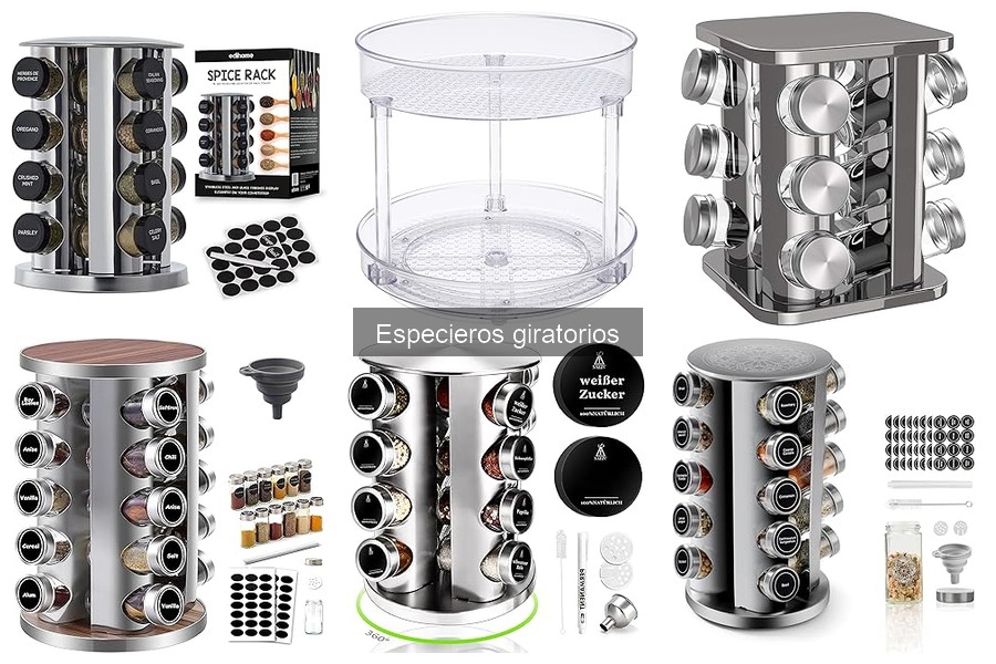 Problemas comunes con especieros giratorios y sus soluciones