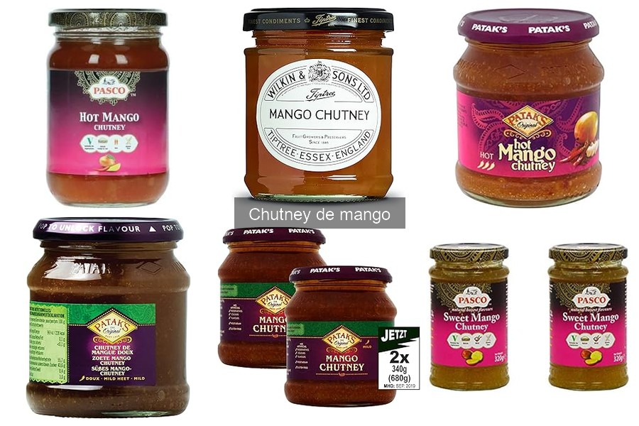 Propiedades organolépticas del chutney de mango