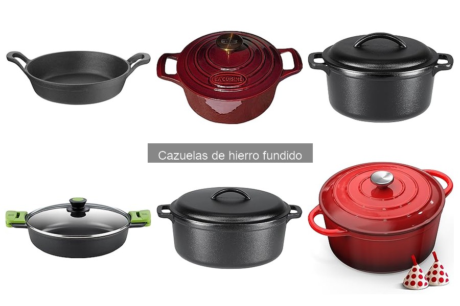 ¿Qué es una cazuela de hierro fundido? Características y usos