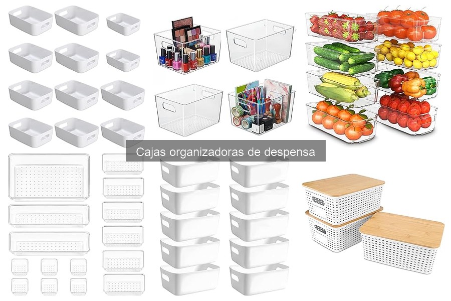 ¿Qué son las cajas organizadoras de despensa y sus beneficios?