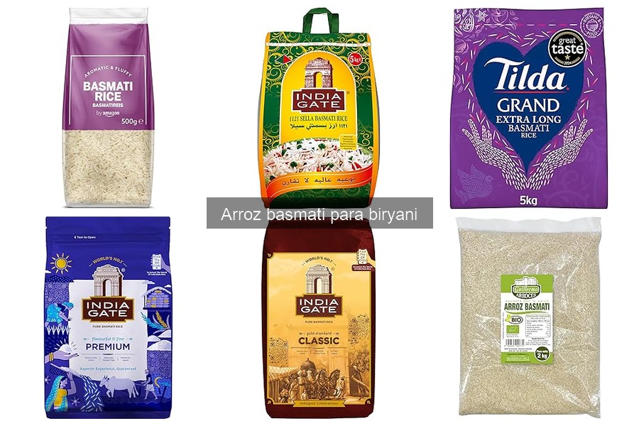 Recetas Clásicas con Arroz Basmati para Biryani y Más
