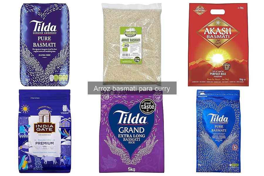 Recetas deliciosas con arroz basmati para curry