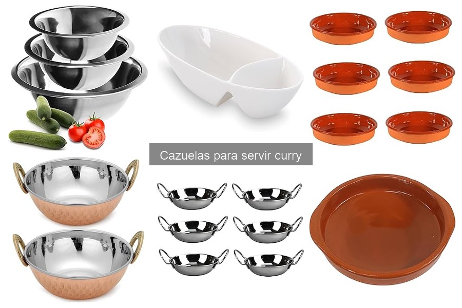 Recetas deliciosas para servir curry en cazuelas