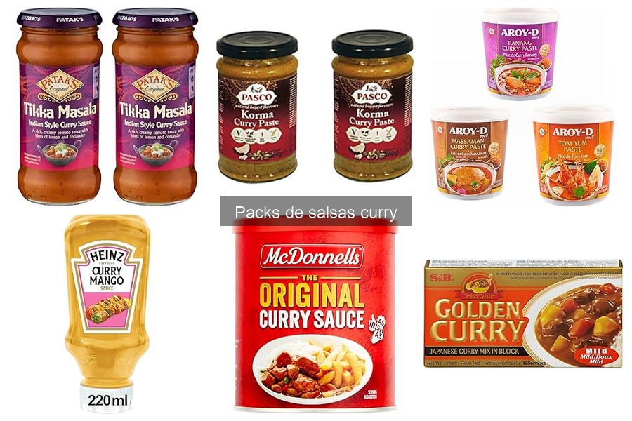 Recetas fáciles con packs de salsas curry para sorprender