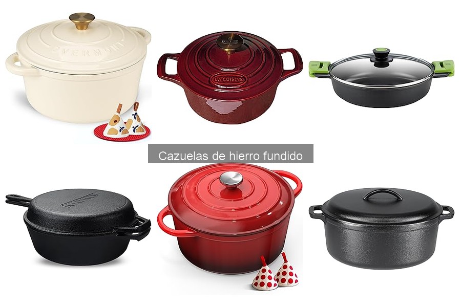 Recetas irresistibles para cazuelas de hierro fundido
