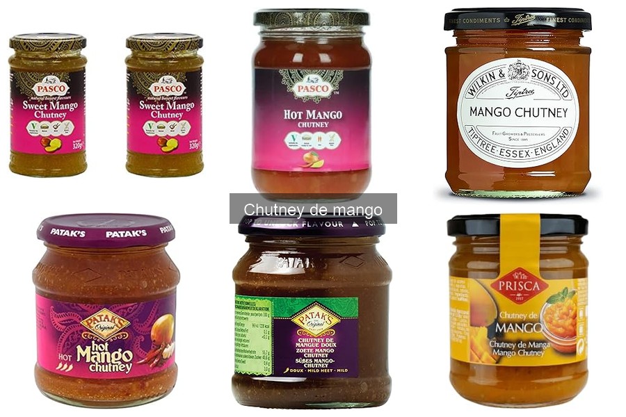 Recetas tradicionales de chutney de mango en la cocina india