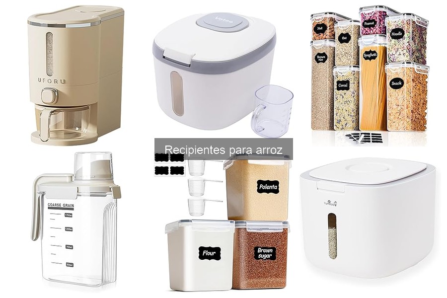 Recipientes para arroz: ¿Cuál es el adecuado para ti?
