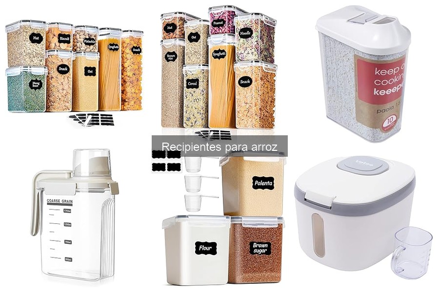 ** Recipientes para arroz: ¿Qué son y por qué usarlos?