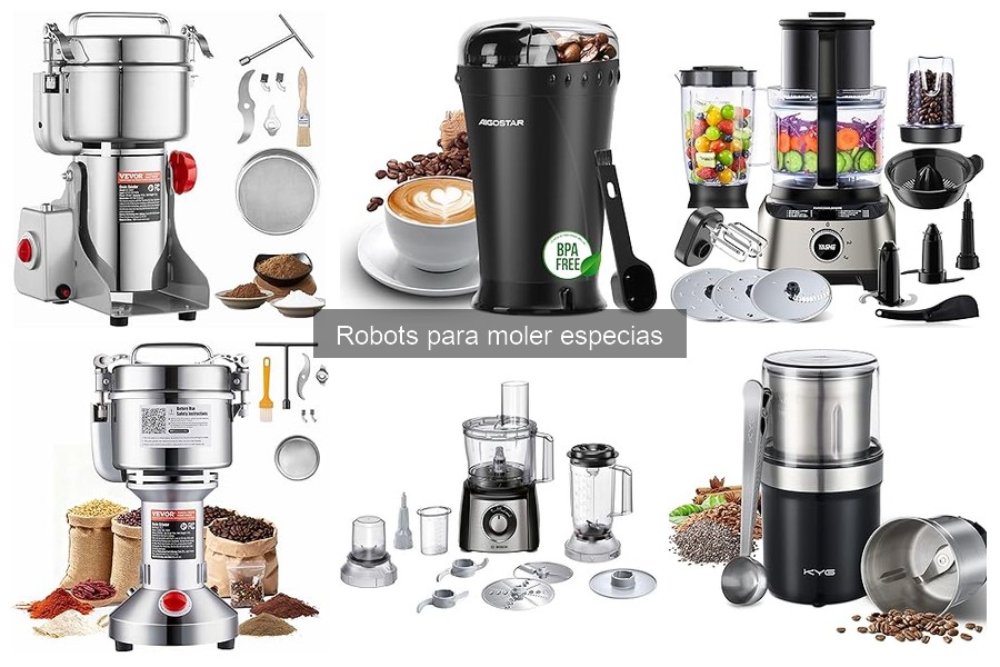 Robots para moler especias: descubre sus funciones extras