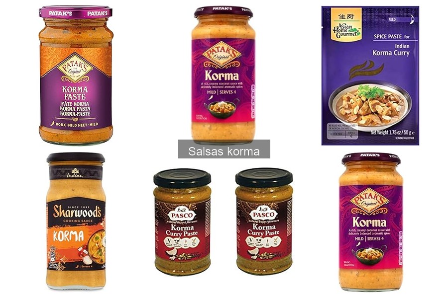 Salsa Korma: ¿Apta para dietas especiales?