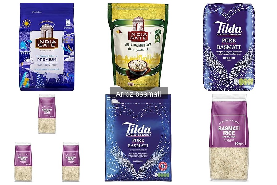Tipos de arroz basmati y sus diferencias en la cocina