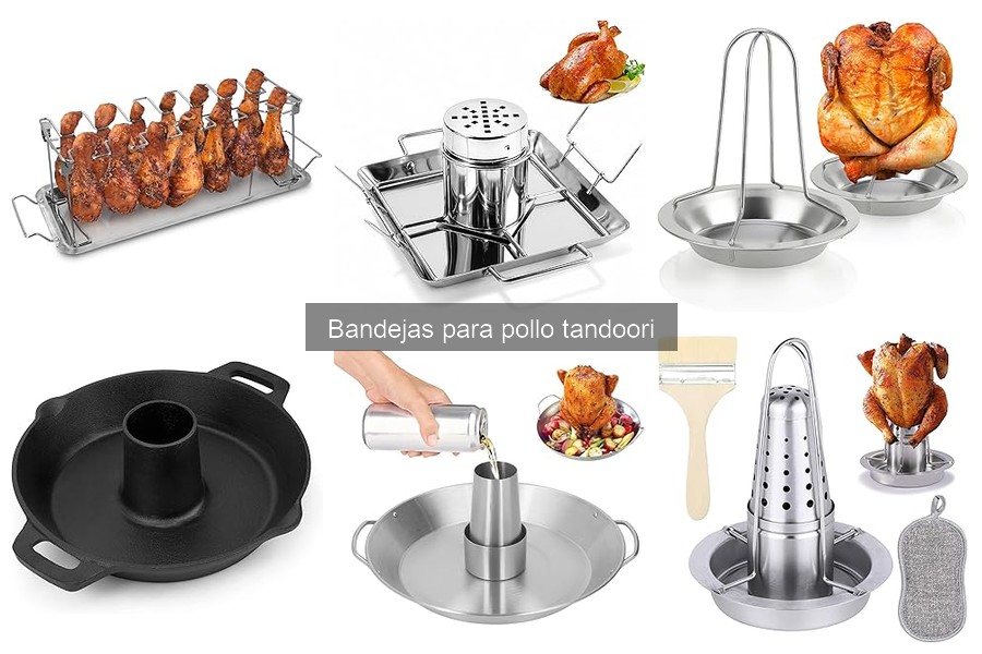 Tipos de bandejas para pollo tandoori: características y usos
