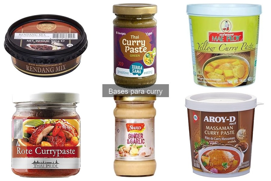 Tipos de bases para curry: diferencias y usos en tus recetas