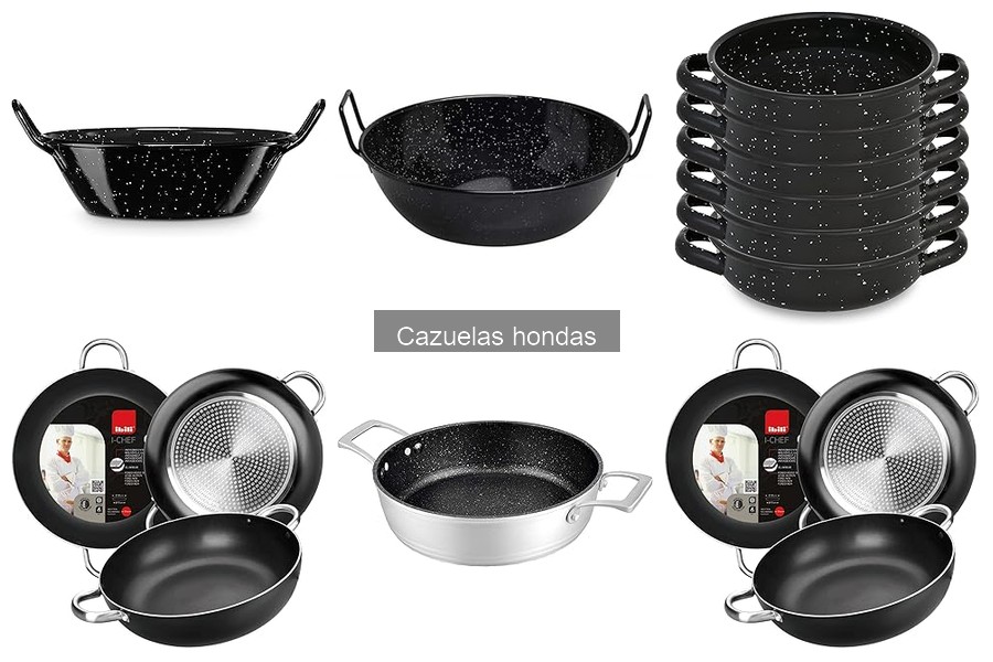 Tipos de cazuelas hondas para preparar currys en casa