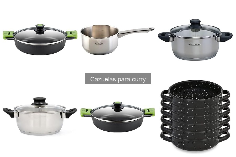 Tipos de cazuelas para curry: elige la mejor para ti