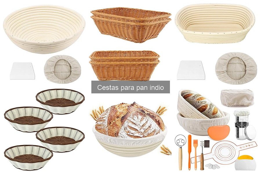 Tipos de cestas para pan indio: materiales y estilos