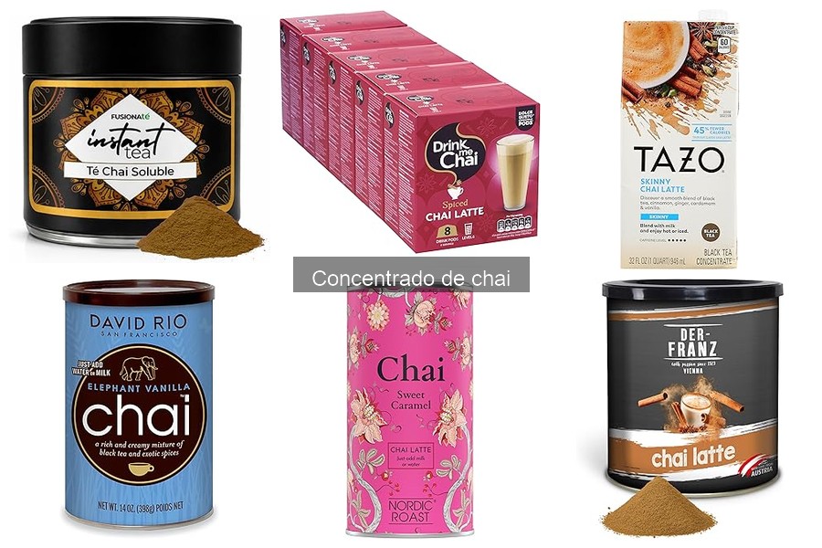 Tipos de concentrado de chai: ¿cuál elegir para ti?
