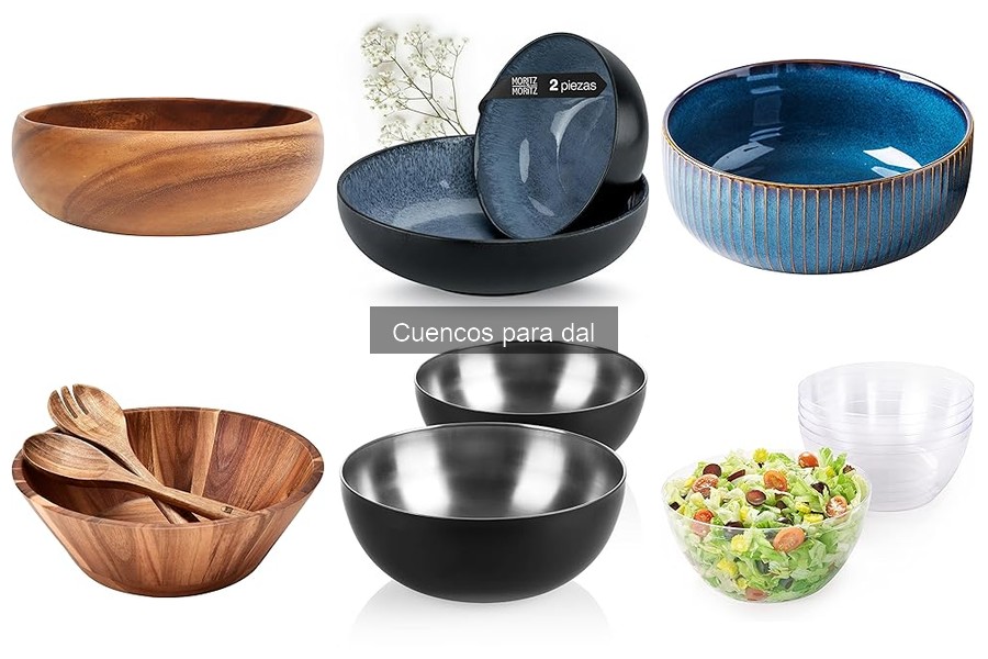 Tipos de cuencos para dal: materiales y estilos explicados