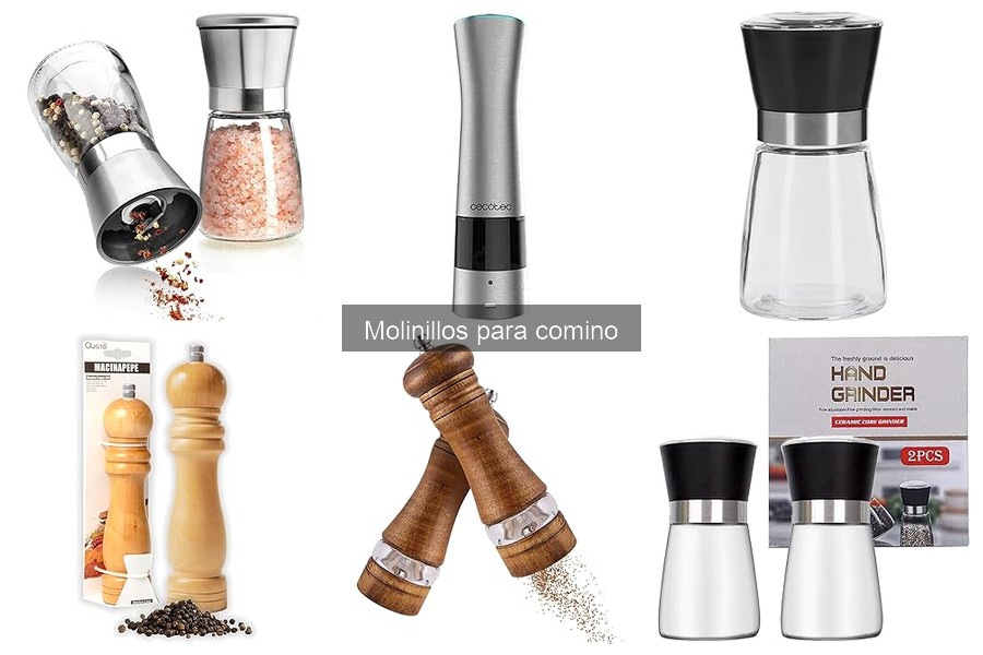 Tipos de molinillos para comino: manuales y eléctricos