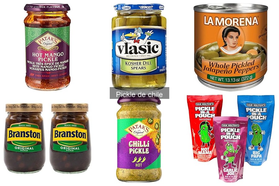 Tipos de pickle de chile: diferencias y sabores únicos