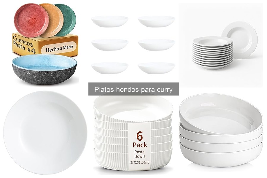 Tipos de Platos Hondos para Curry: Variedades y Materiales