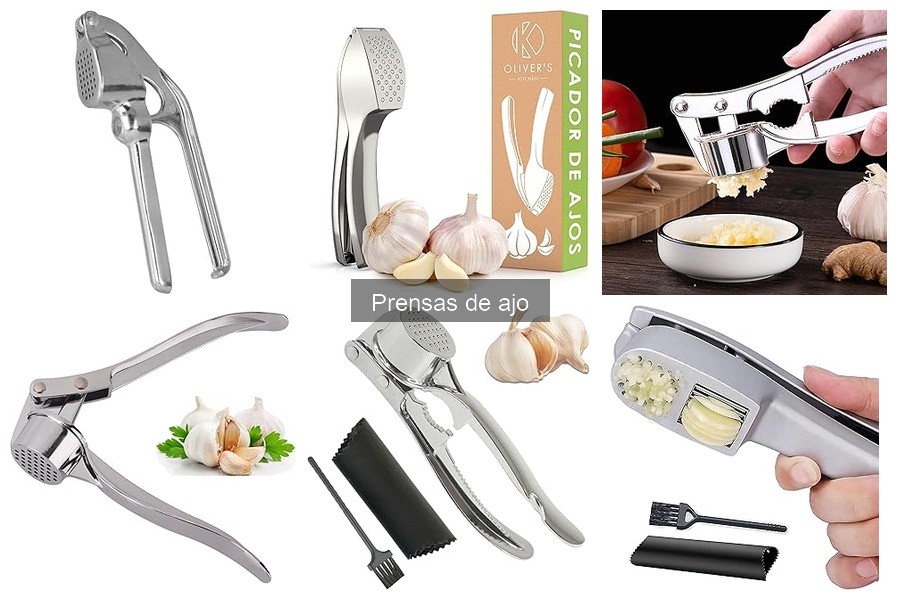 Tipos de prensas de ajo: guía completa para elegir la mejor