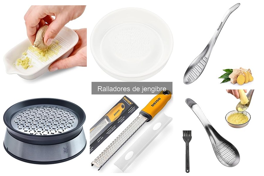 Tipos de Ralladores de Jengibre: Acero Inoxidable, Cerámicos y Eléctricos