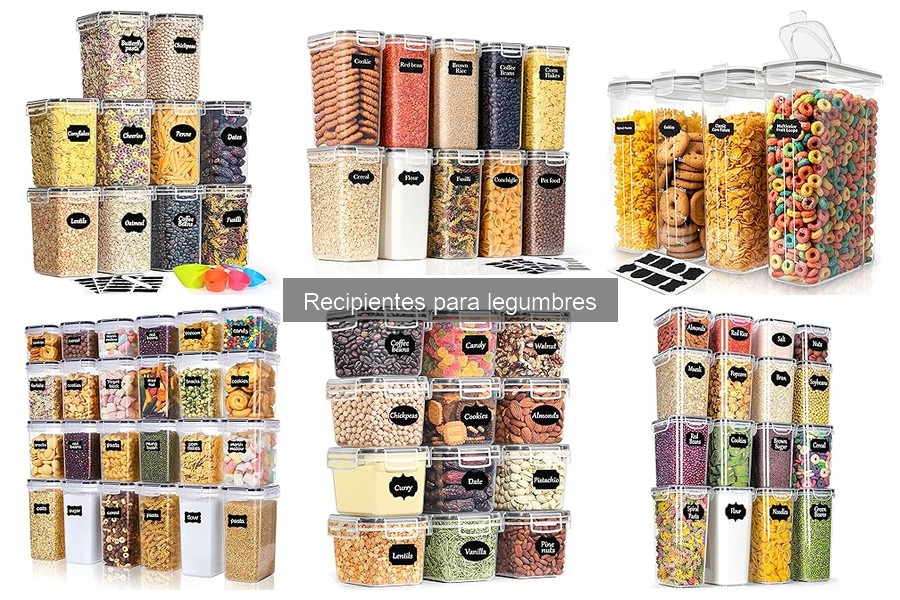 Tipos de recipientes para legumbres: guía completa