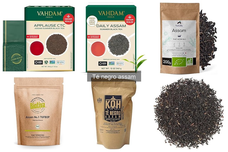Tipos de té negro Assam y sus características