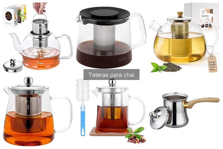 Tipos de teteras para chai: acero, cerámica y más