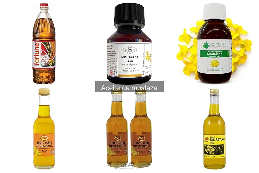 Usos del aceite de mostaza en la cocina india y pakistaní