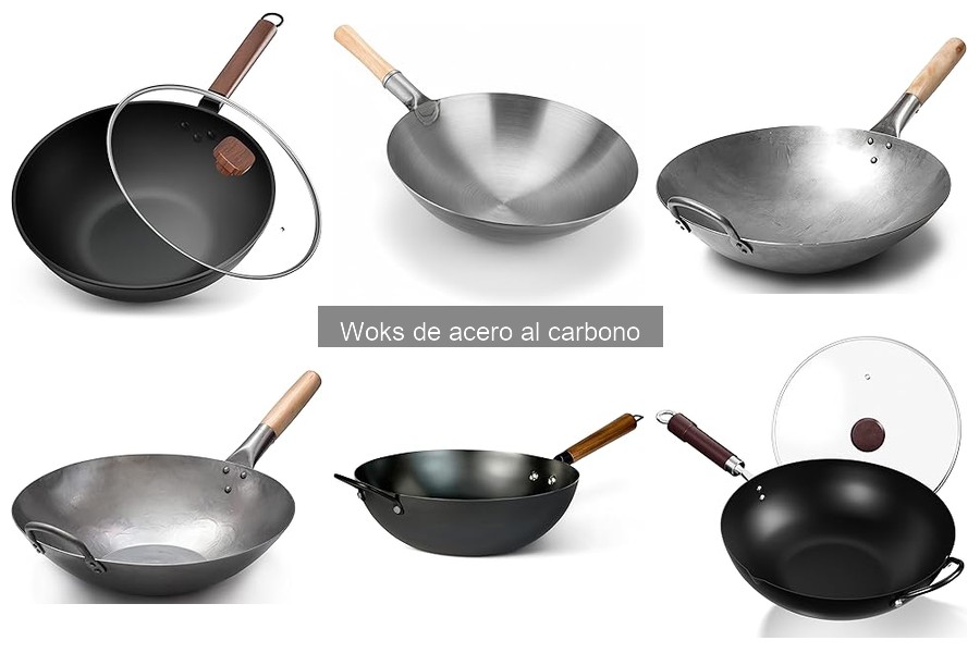Usos del wok de acero al carbono en la cocina