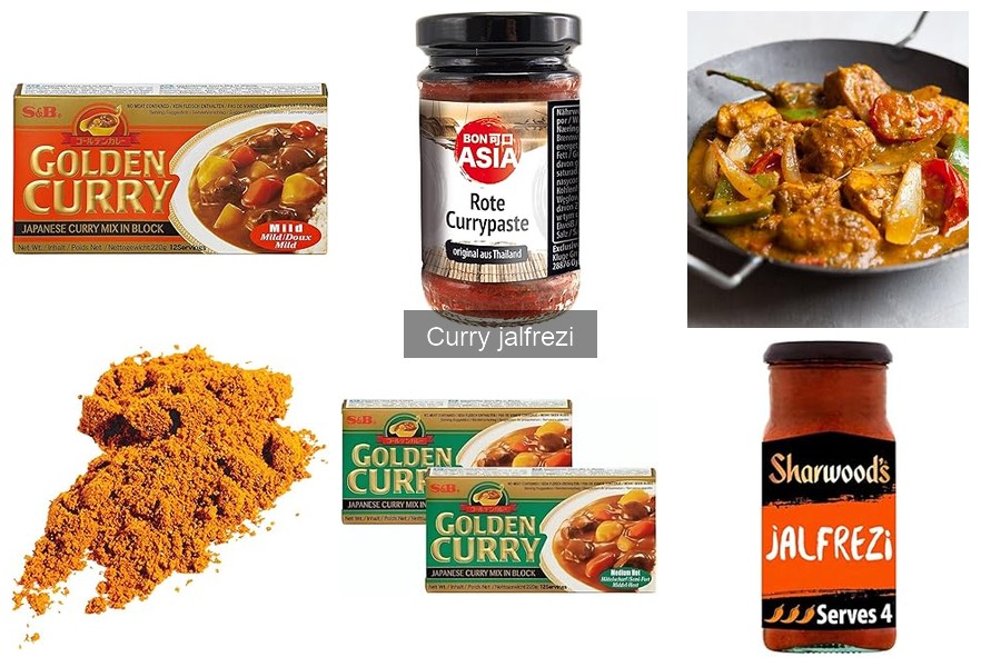 Variaciones del curry jalfrezi en distintas regiones