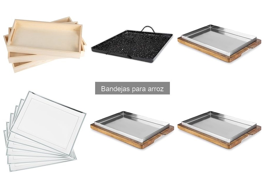 Ventajas de usar bandejas para arroz en la cocina