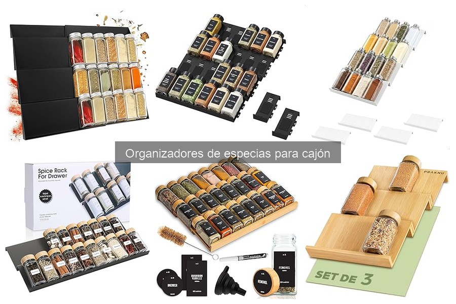 Ventajas de usar organizadores de especias para cajón