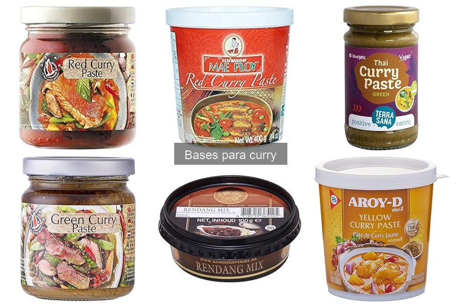 Ventajas y desventajas de las bases de curry comerciales