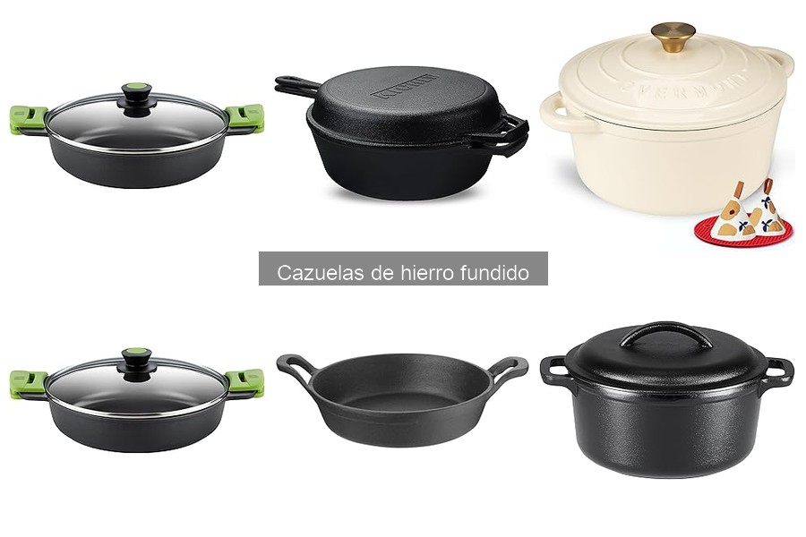 Ventajas y desventajas de las cazuelas de hierro fundido
