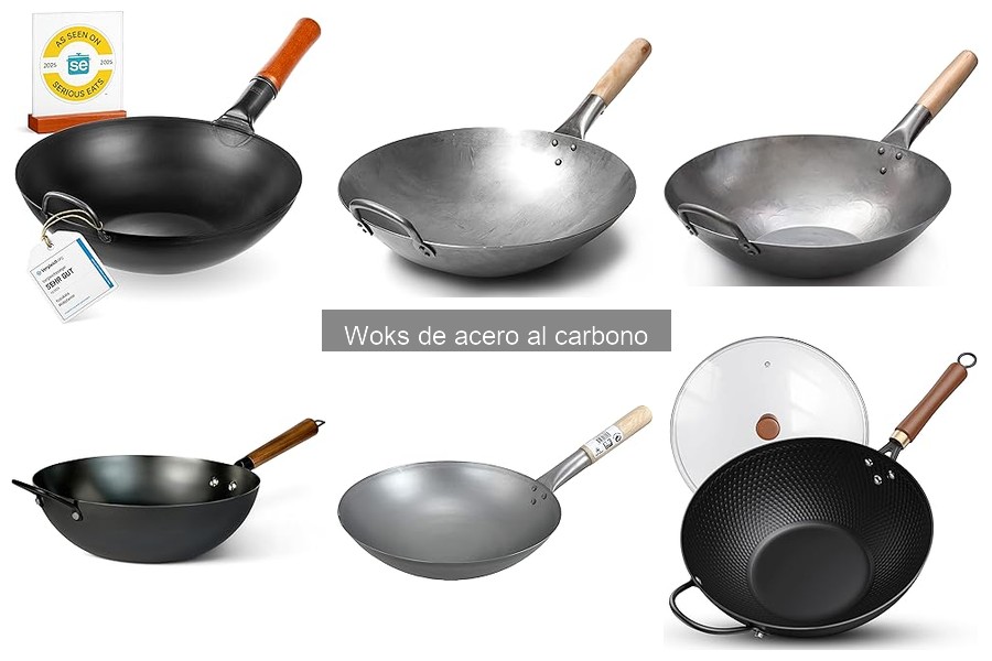 Wok de acero al carbono vs. wok antiadherente: ¿Cuál elegir?